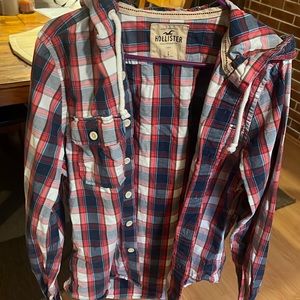 Men’s Hollister Large Flannel with Hood